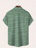 Camicia Haroyan con motivo a righe a quadri alla moda
