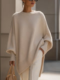 Clarisse | Pullover Ampio Drappeggiato con Collo Largo
