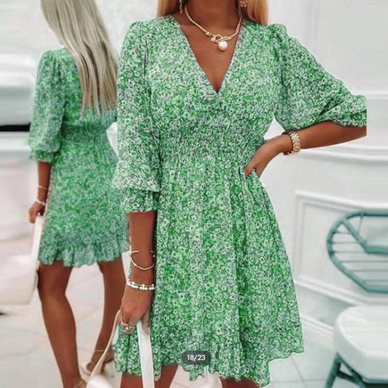 Sunna - Elegante Abito a Fiori