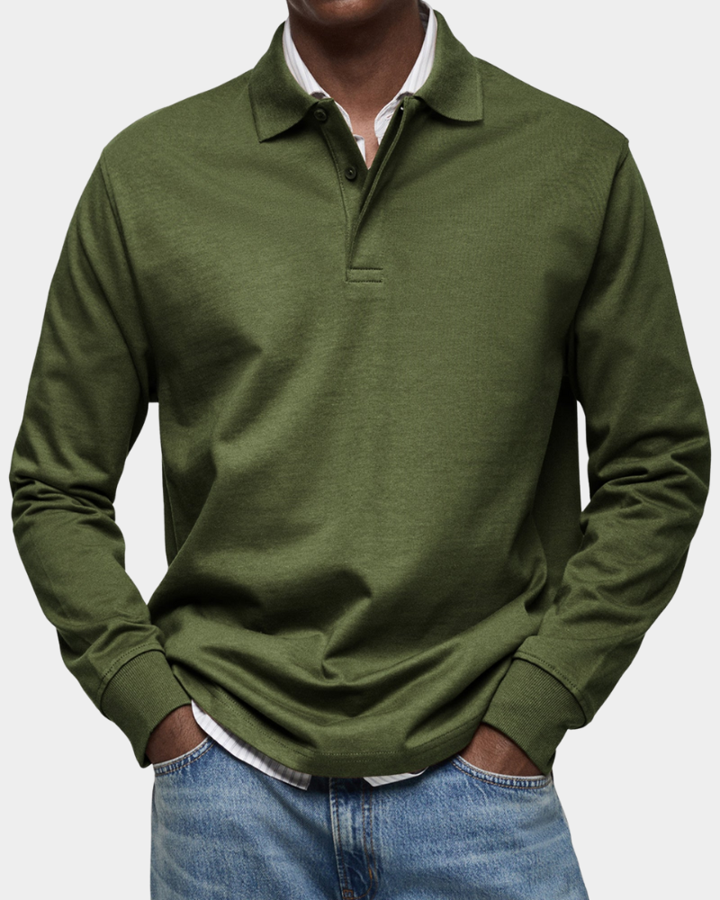 Lucca | Polo a Maniche Lunghe Premium
