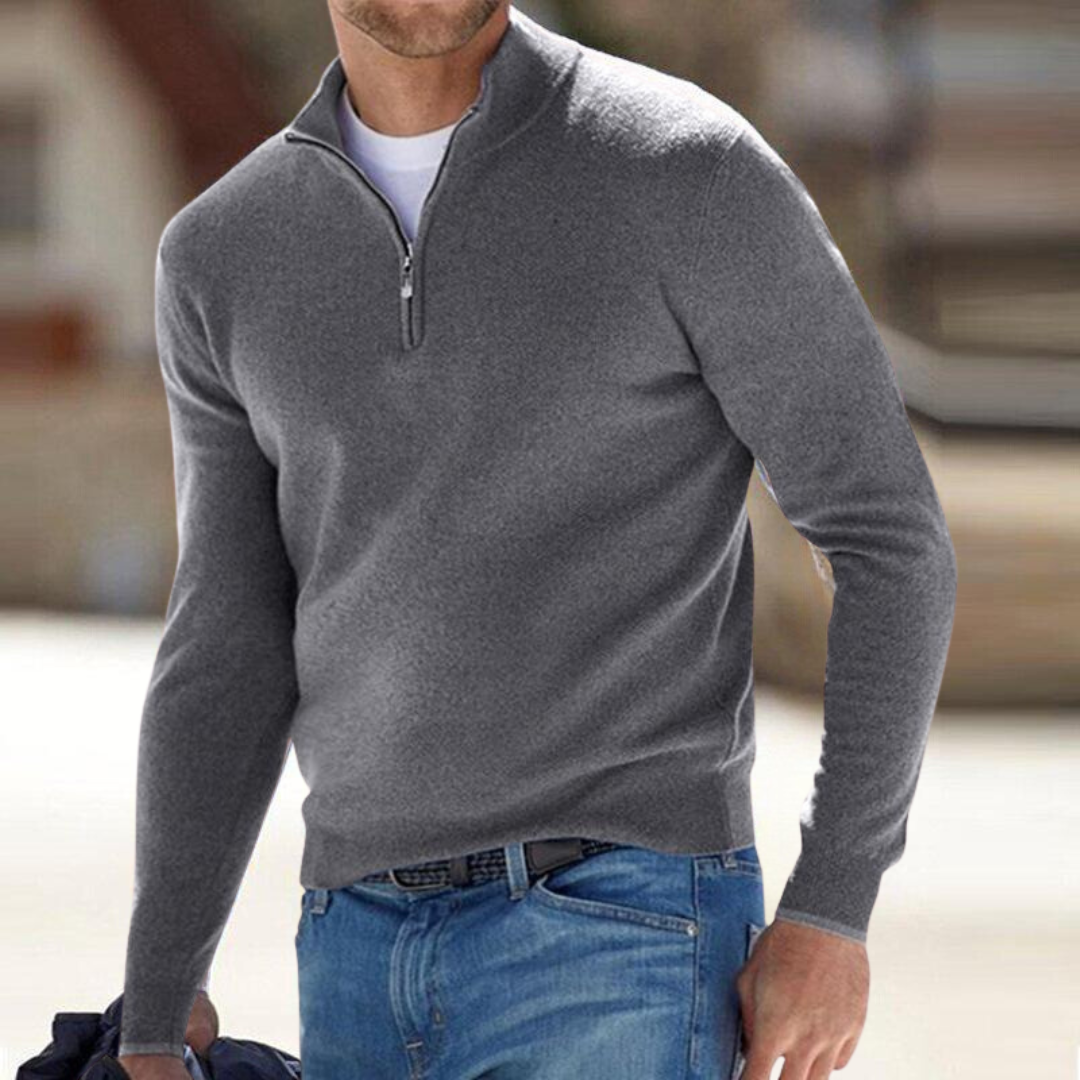 Martijn | Maglione Premium a Mezzo Zip