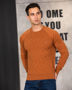 Maglione da Uomo con Design a Quadri