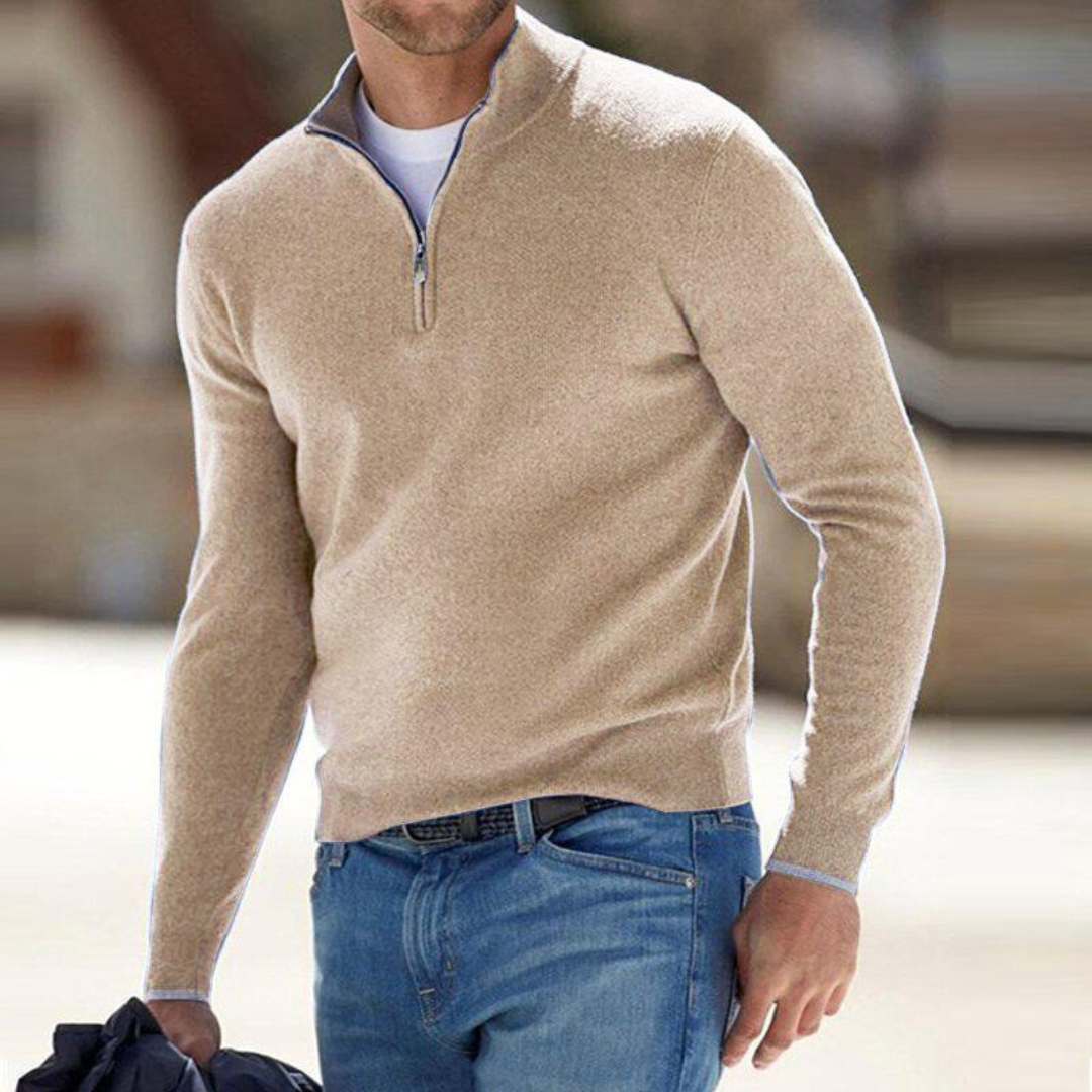 Martijn | Maglione Premium a Mezzo Zip