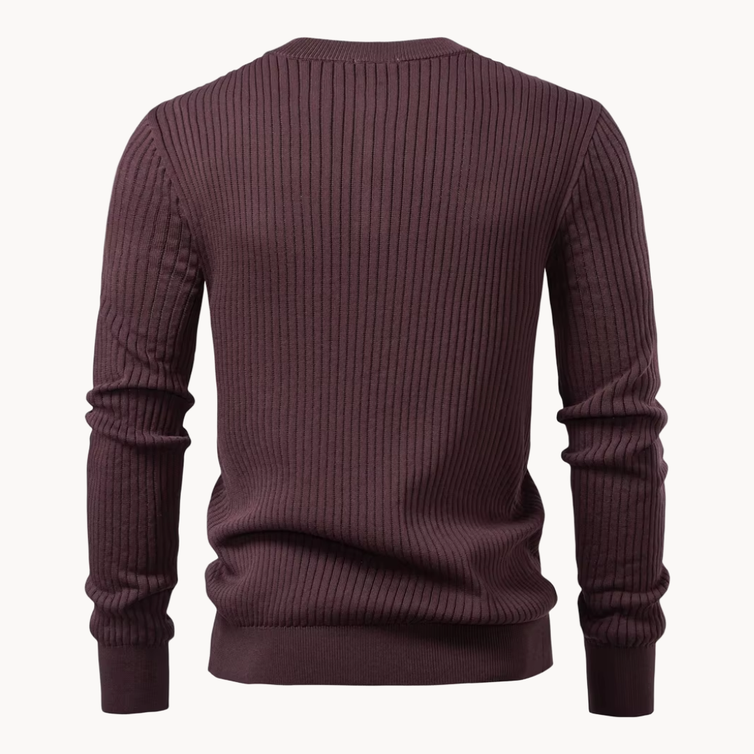 Zalecta | Maglietta Henley a Costine