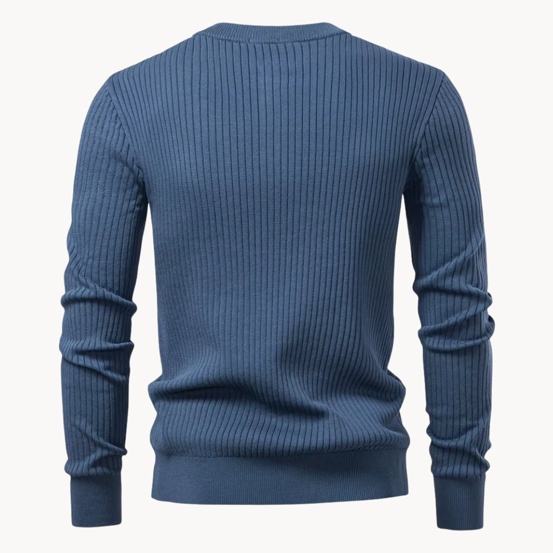 Zalecta | Maglietta Henley a Costine
