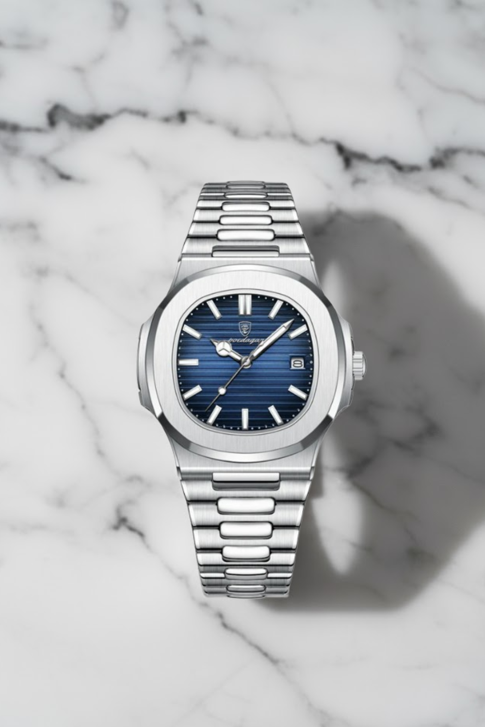 Orologio da Uomo Iconic Luxe in Acciaio Inossidabile - Orologio Argento Classico