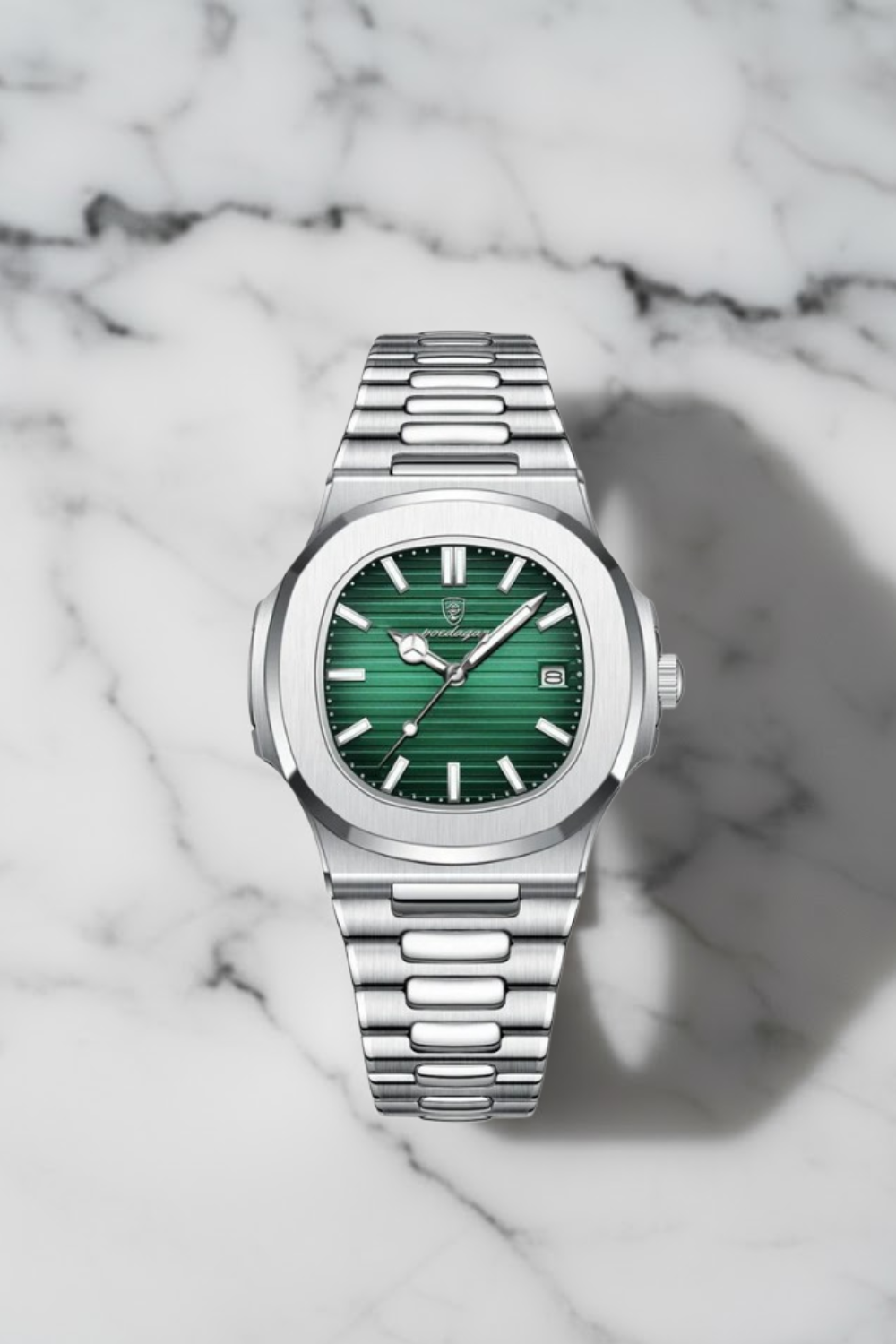 Orologio da Uomo Iconic Luxe in Acciaio Inossidabile - Orologio Argento Classico