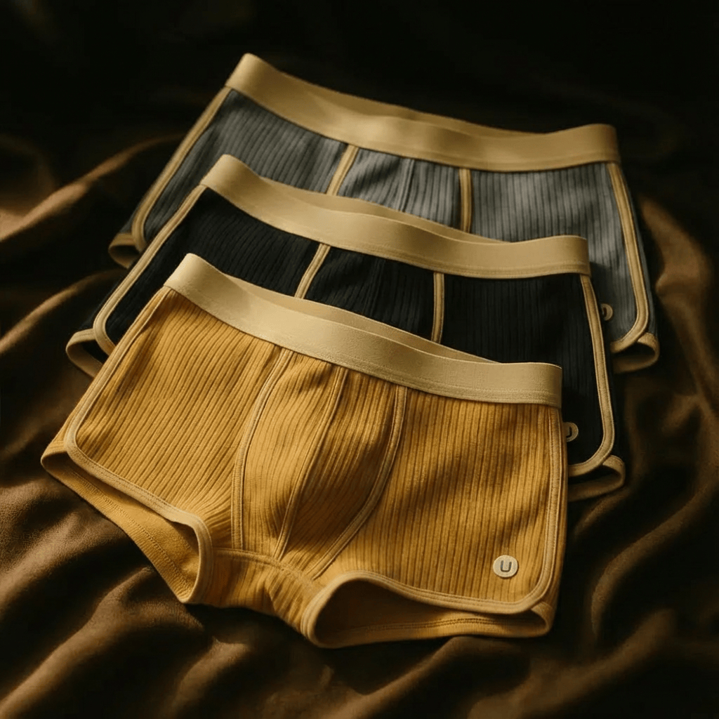 Set di boxer in cotone a coste Zalecta (3 pezzi)