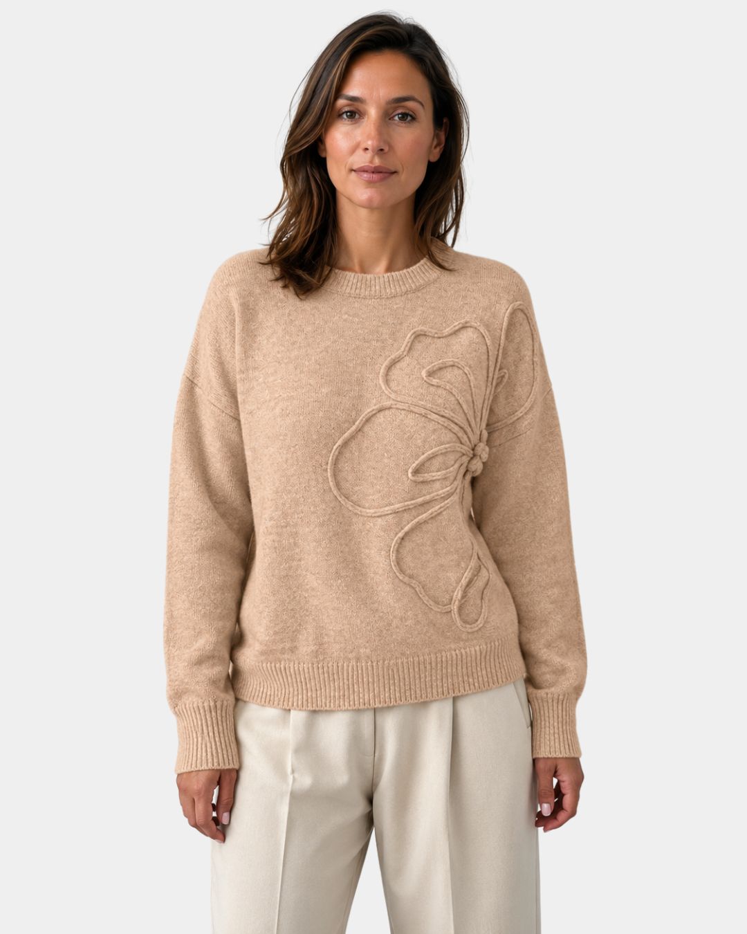 Alma | Maglione a Fiori Tricot