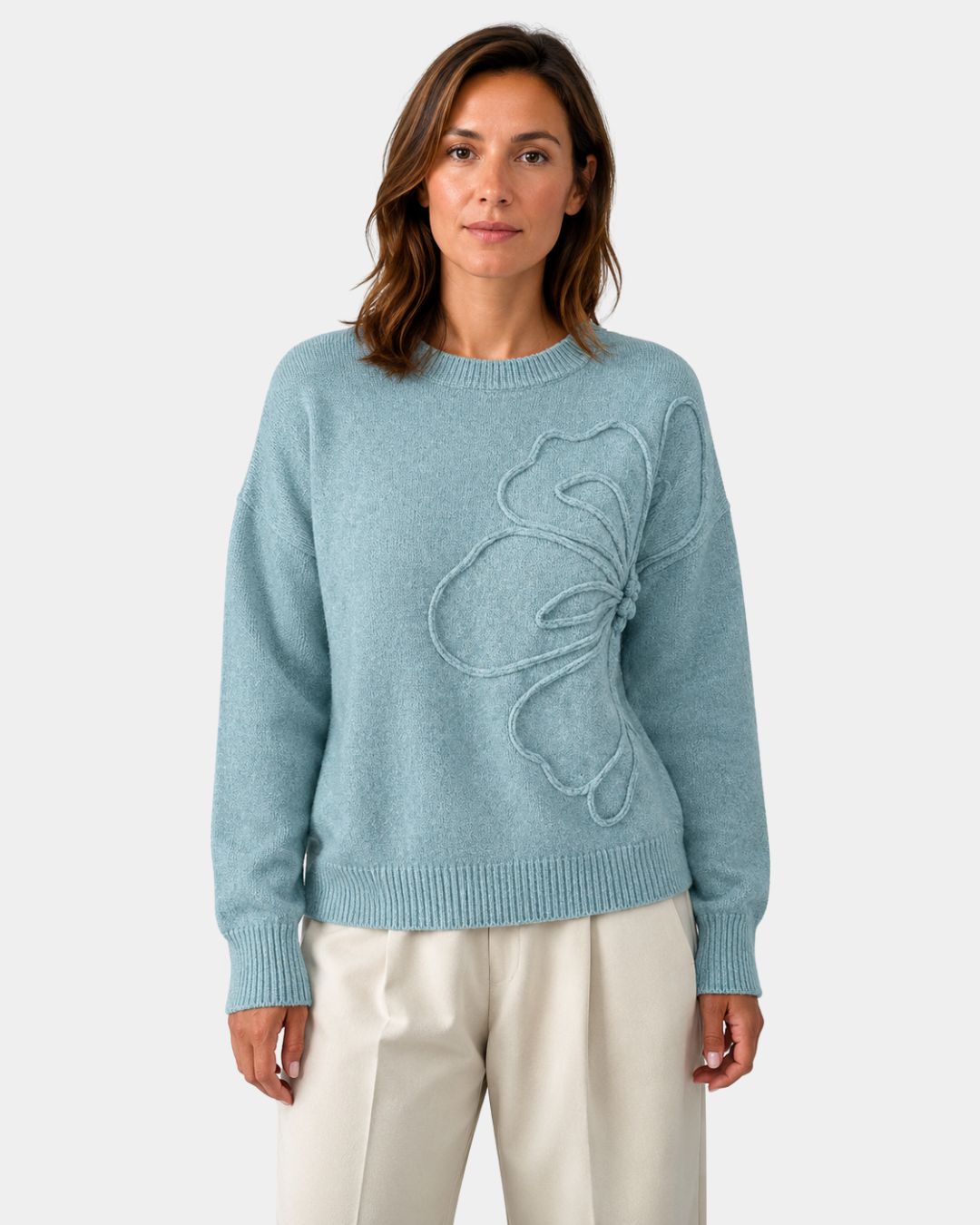 Alma | Maglione a Fiori Tricot