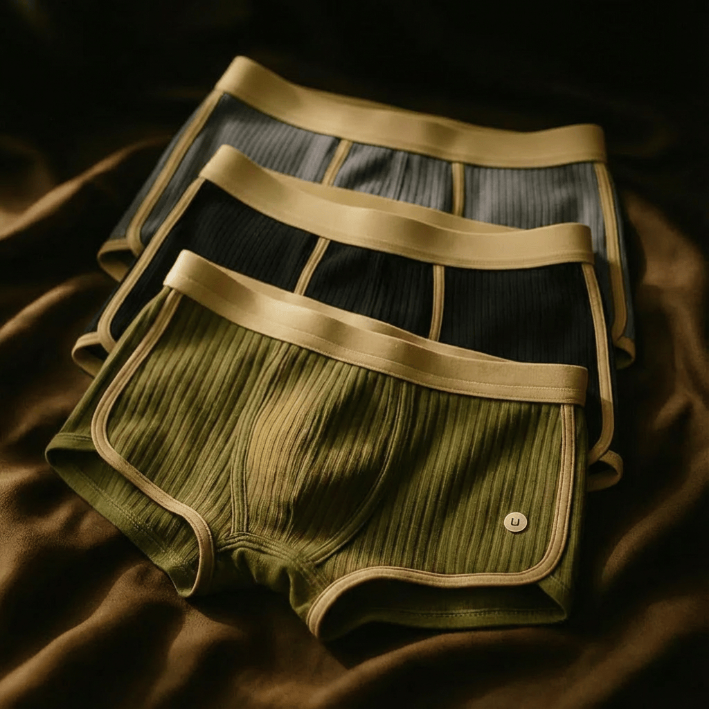 Set di boxer in cotone a coste Zalecta (3 pezzi)