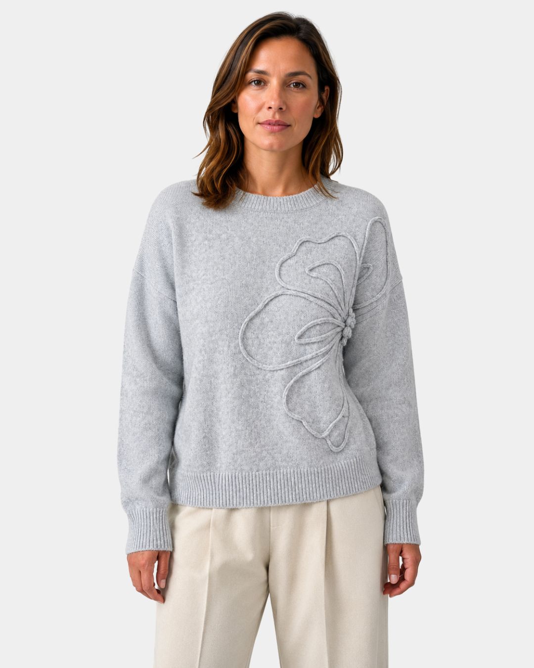 Alma | Maglione a Fiori Tricot