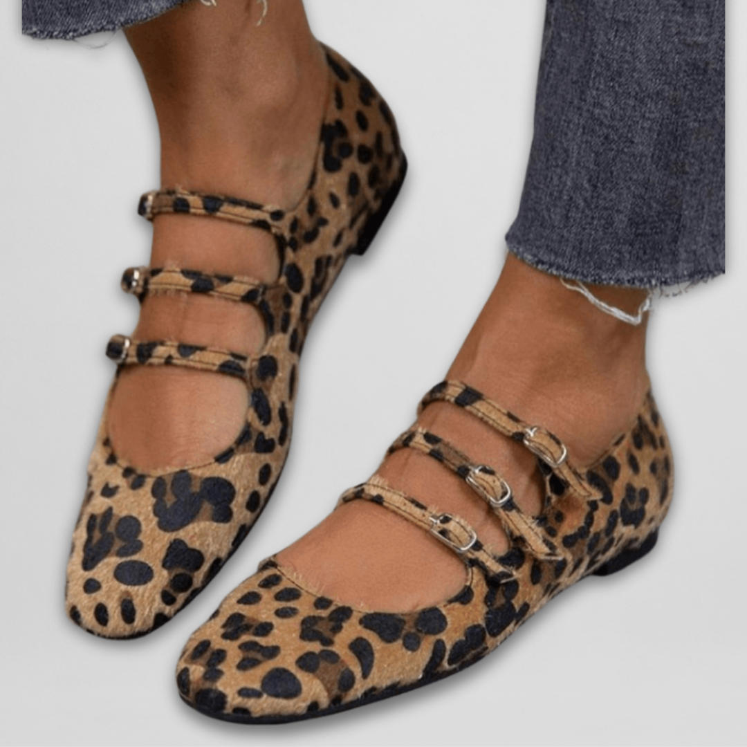 SavannaStride™ Scarpe Piatte con Triplo Cinturino