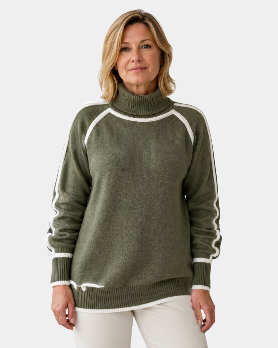 Kaylee | Pullover elegante con collo alto