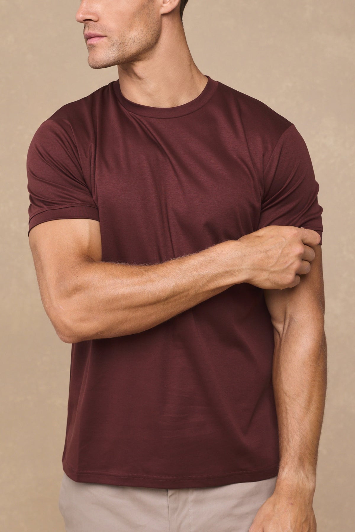 Adam | T-shirt di Lusso Centrate per Uomini