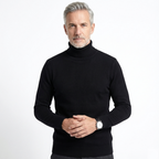 Monte Carlo Premium Collo Alto Uomo - Maglione Fine con Collo Alto