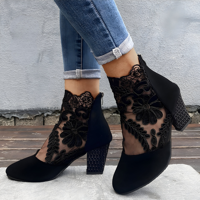 Norene™| Stivaletti in Pizzo