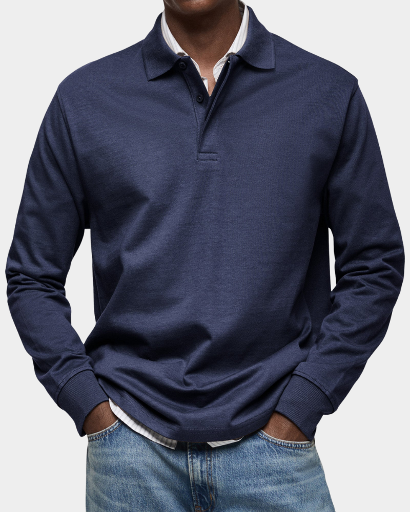 Lucca | Polo a Maniche Lunghe Premium