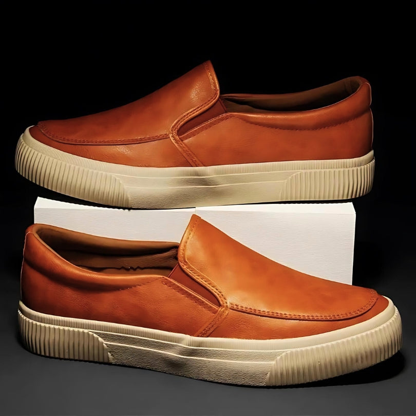 Boulevard Scarpe Slip-On in Pelle Italiana