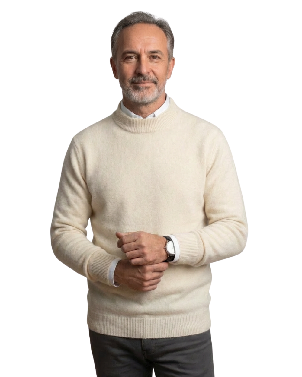 Maglione Crewneck Morbido in Velluto - Maglione a Collo Girocollo Morbido