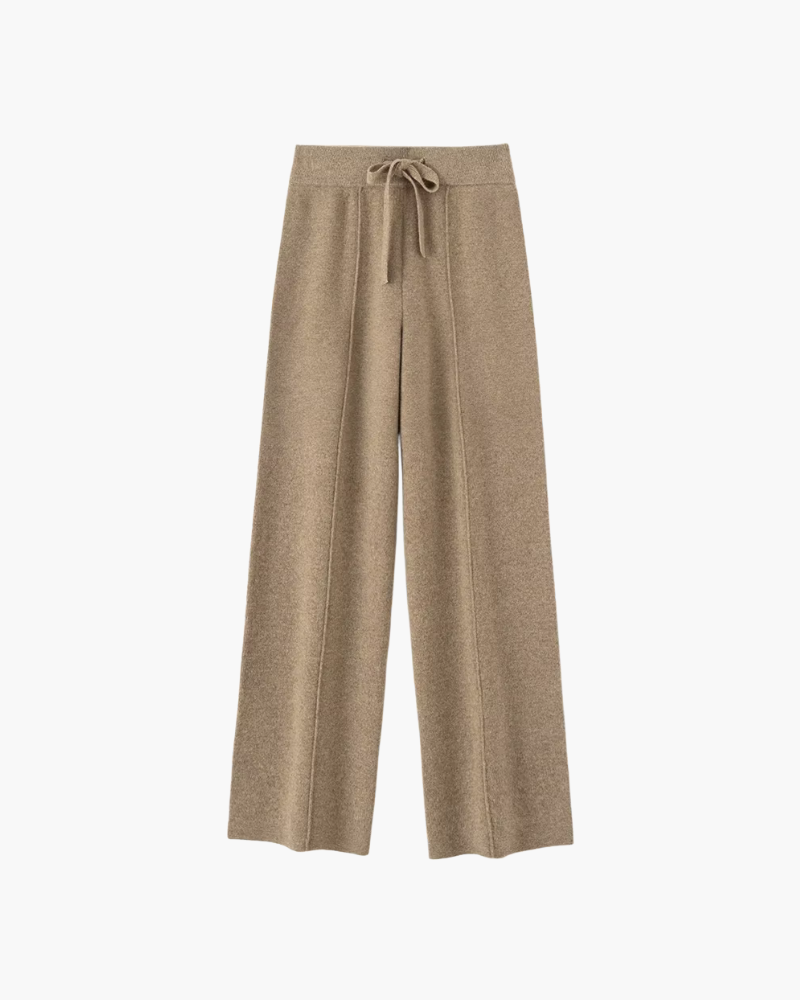 Ewa | Pantaloni in Lana Merino Pura