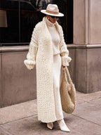 Ivory™| Cappotto in Maglia