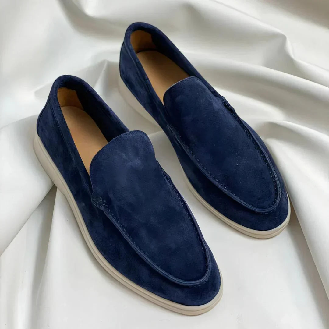 Lorenzo | Mocassino in Pelle Scamosciata Premium