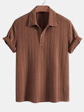Polo Jacquard Geometrico In Maglia