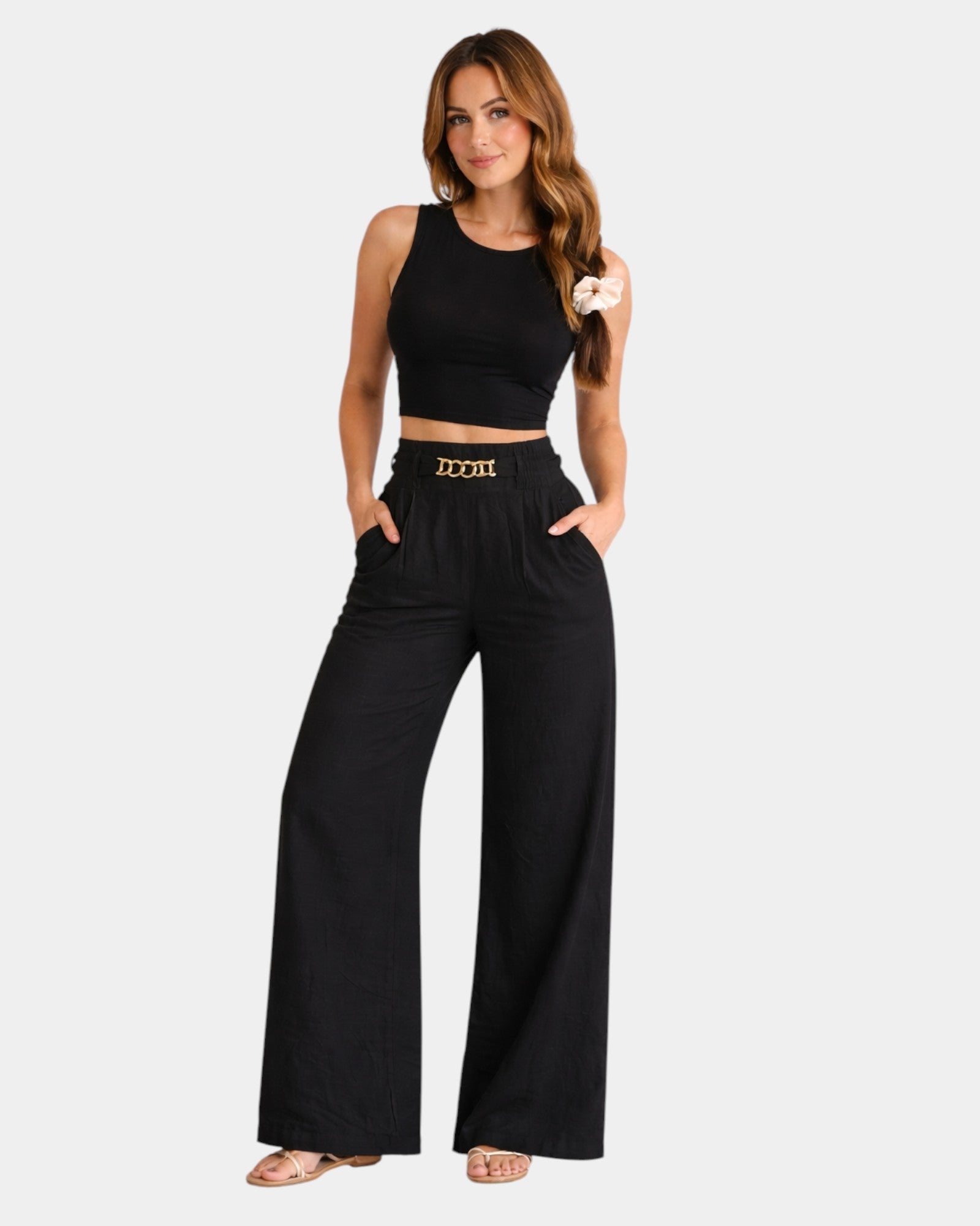 Audrey | Pantaloni larghi eleganti