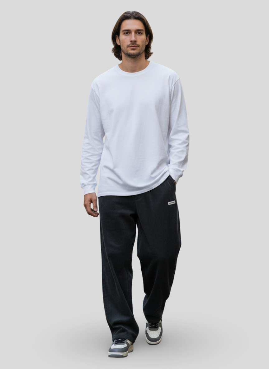 Lucas | Pantaloni in Velluto a Coste Larga