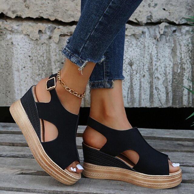 Maeve – Sandali con zeppa rilassati