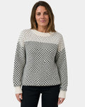 Rachael | Maglione a Collo Rotondo in Blocchi di Colore
