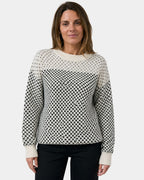 Rachael | Maglione a Collo Rotondo in Blocchi di Colore