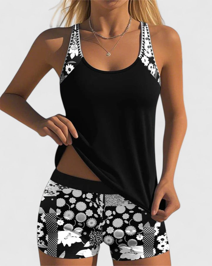 DELACROIX | Tankini Estivo Chic Marino