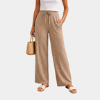 Ewa | Pantaloni in Lana Merino Pura