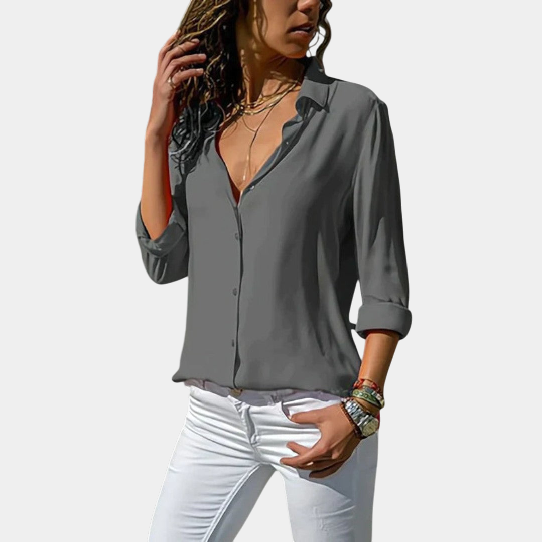 Valeria | Blusa Classica con Bottoni