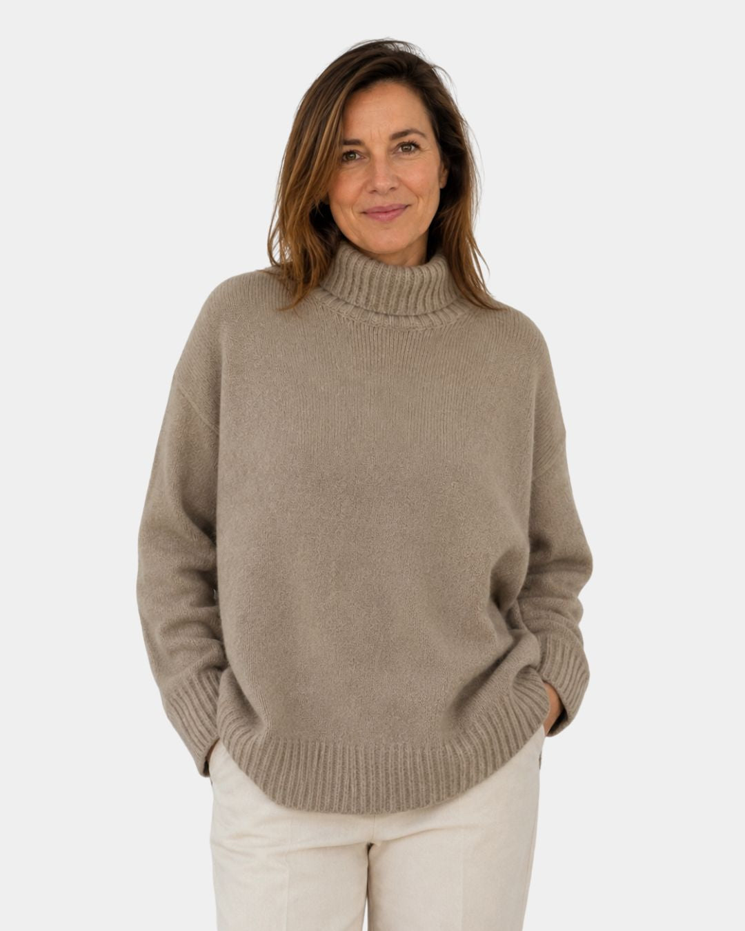 Irena | Maglione Morbido con Collo Alto