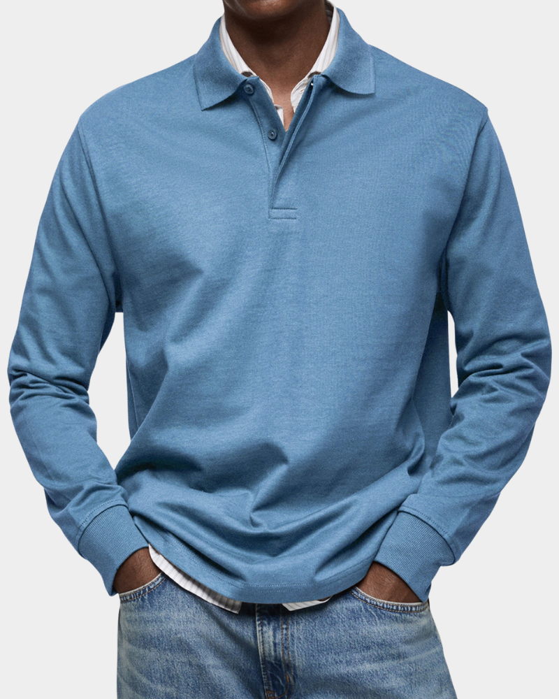 Lucca | Polo a Maniche Lunghe Premium