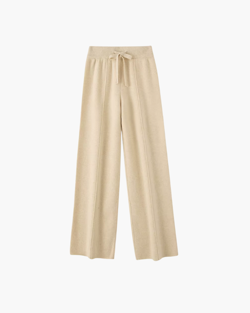 Ewa | Pantaloni in Lana Merino Pura