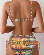 Jada | Sexy Set Bikini con Stampa Etnica