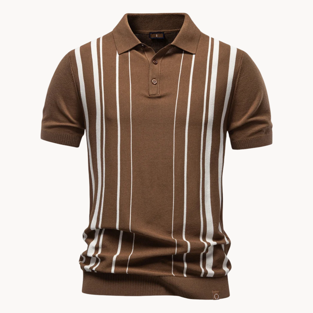 Zalecta | Polo a Righe Raffinato