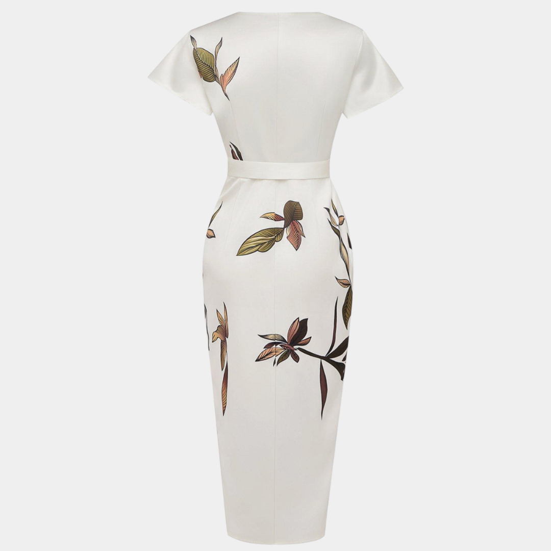 Agathe | Abito a portafoglio elegante con stampa floreale