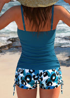Gabby | Ripp-Tankini con pantaloni corti stampati