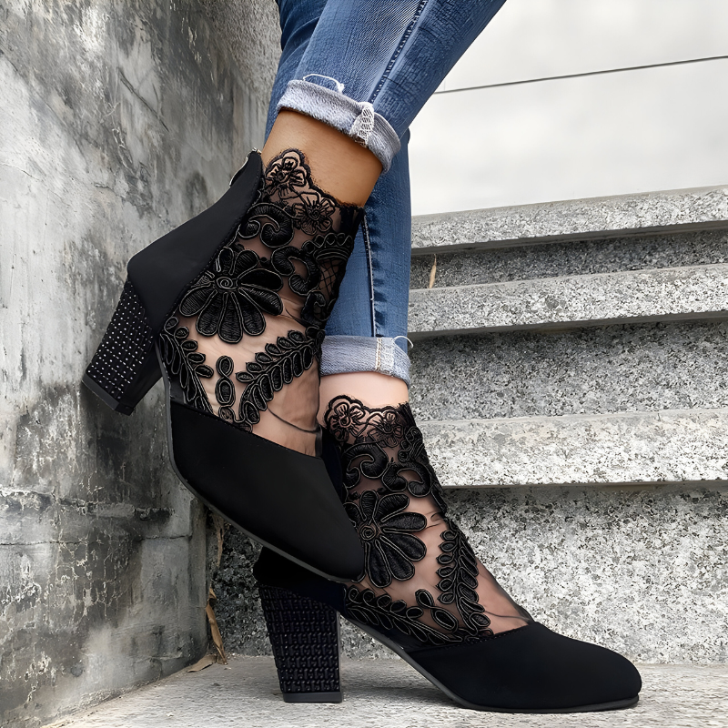 Norene™| Stivaletti in Pizzo