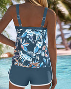 Imke | Tankini senza maniche stampato