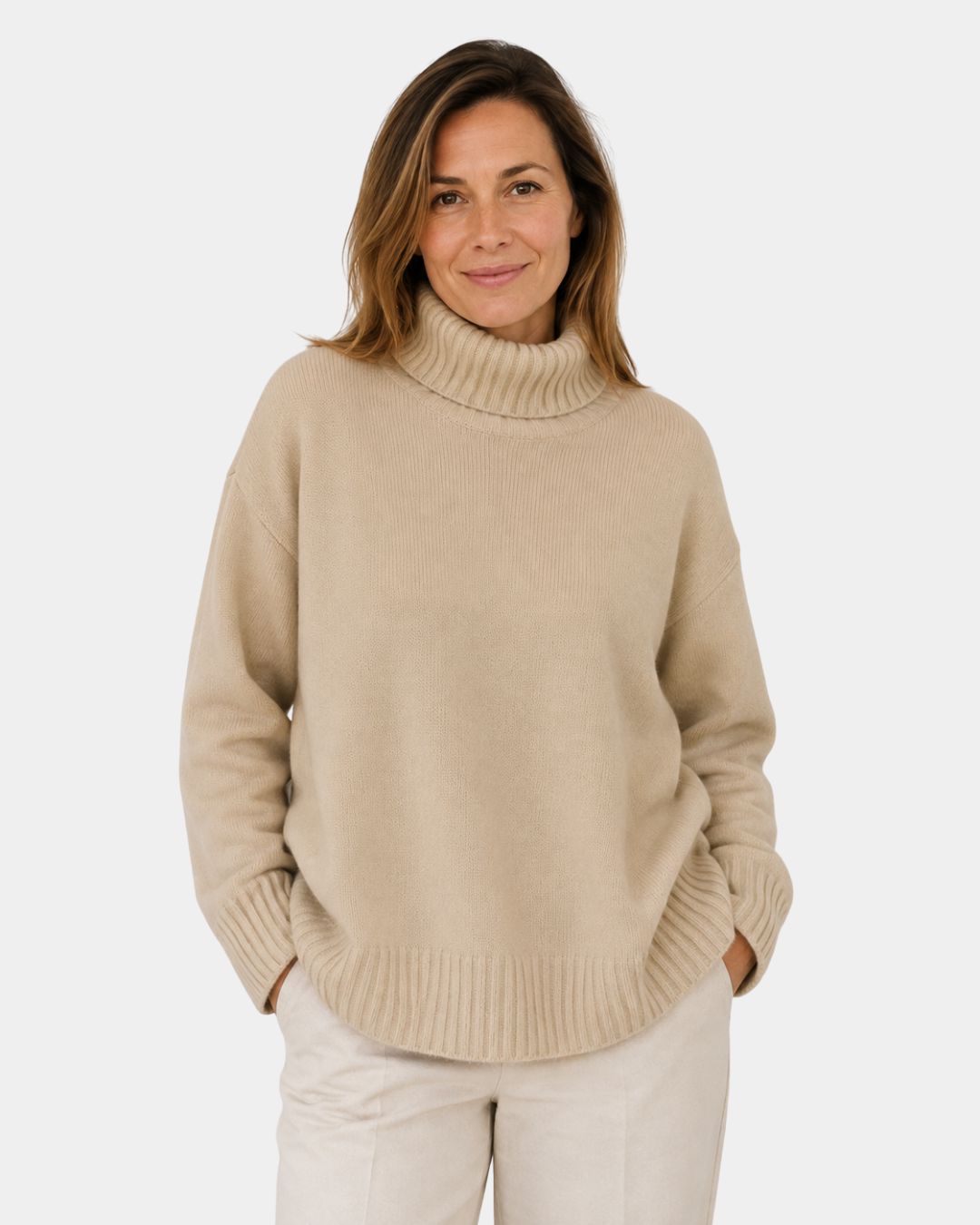 Irena | Maglione Morbido con Collo Alto