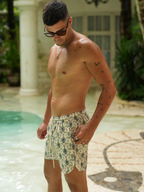 Pantaloni Corti Signature - Mavi
