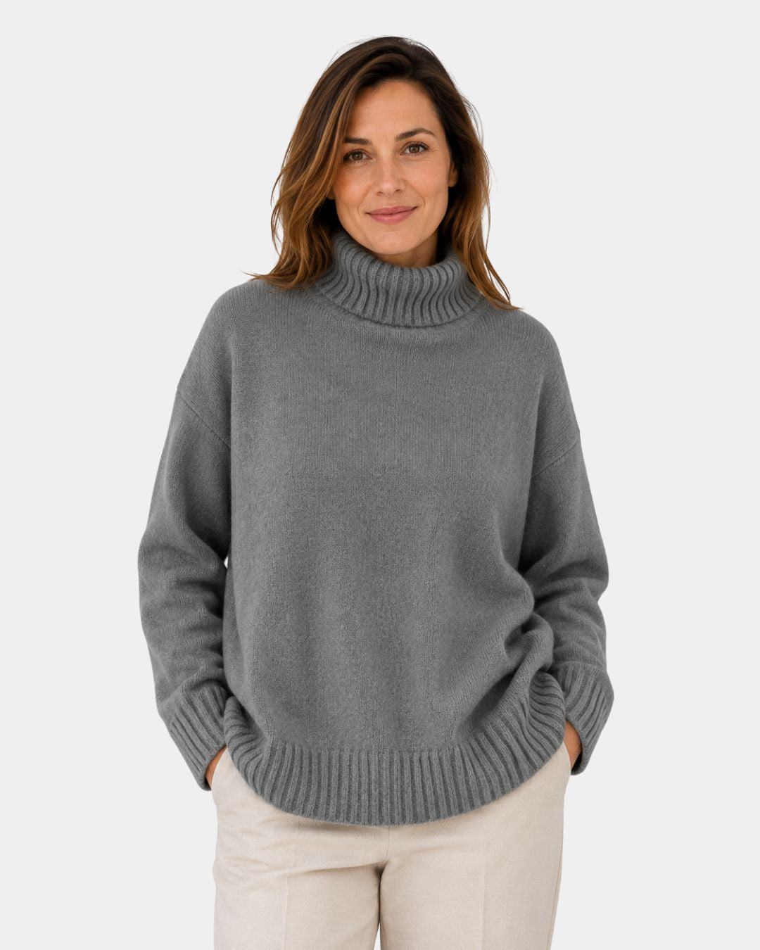 Irena | Maglione Morbido con Collo Alto