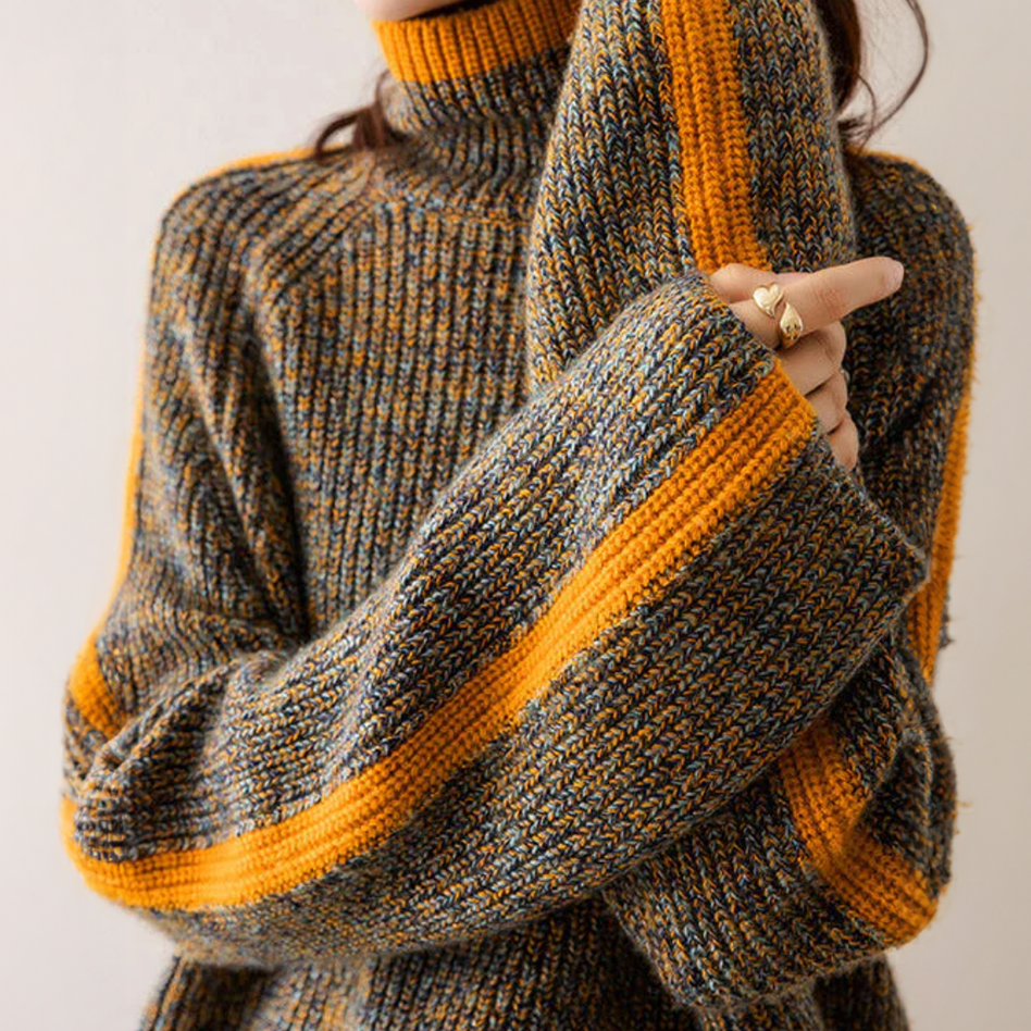 EVA I Pullover con colletto alto