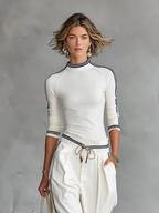 Set Sportivo Pantaloni Larghi con Corda